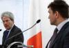 ПАОЛО ДЖЕНТІЛОНІ ТА ПАВЛО КЛІМКІН / ФОТО REUTERS ПАОЛО ДЖЕНТІЛОНІ ТА ПАВЛО КЛІМКІН