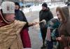 КИЇВ, 19 СІЧНЯ 2016 РОКУ. ПРАВОСЛАВНІ ХРИСТИЯНИ ОСВЯЧУЮТЬ ВОДУ У ГІДРОПАРКУ