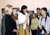 LARYSA IVSHYNA, ART DIRECTOR OF ARTDONBAS KATERYNA KALINICHENKO AND THE MEMBERS OF THE DONETSK PHOTO CLUB / Photo by Anatolii BOIKO