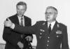“THIS WAS NO ORDINARY MEETING FOR EXCHANGING PLEASANTRIES,” SAID NATO MILITARY COMMITTEE CHAIRMAN HARALD KUJAT (PHOTO RIGHT) / Photo by Mykhailo MARKIV, The Day