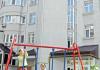 THIS MERRY PLAYGROUND HAS REPLACED A ZHEK GARBAGE HEAP AT 31 TURIVSKA ST., CURRENTLY THE ONLY PLACE IN PODIL, KYIV, WHERE CHILDREN CAN SAFELY SKATE, RIDE BICYCLES OR PLAY BALLGAMES / Photo by Kostiantyn HRYSHYN, The Day